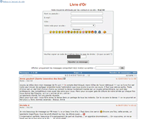 Tablet Screenshot of guestbook.traitsdunionsdanses.com